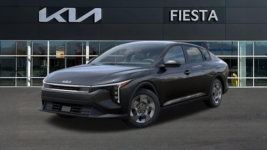 2026 Kia K4 LX in Gray — front three-quarter view