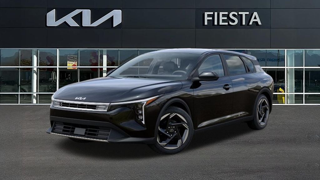 2026 Kia K4 EX in Aurora Black — front three-quarter view