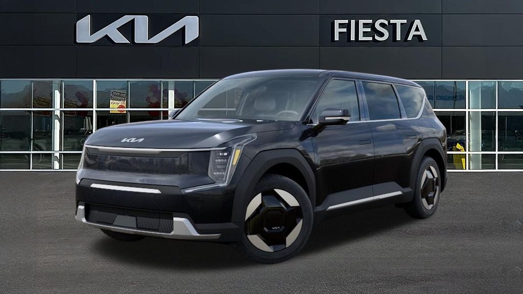 2026 Kia EV9 Light Long Range in Panthera Metal — front three-quarter view