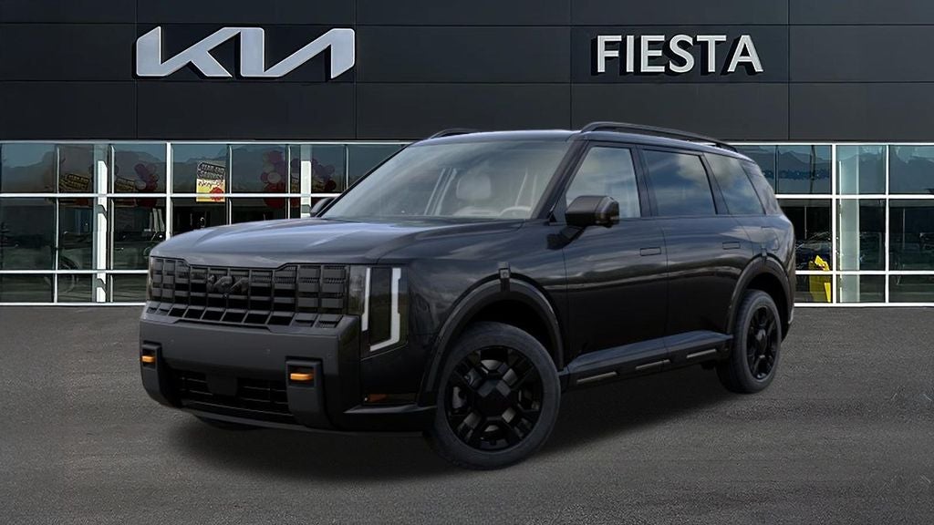 2027 Kia Telluride X-Pro SX-Prestige in Panthera Metal — front three-quarter view