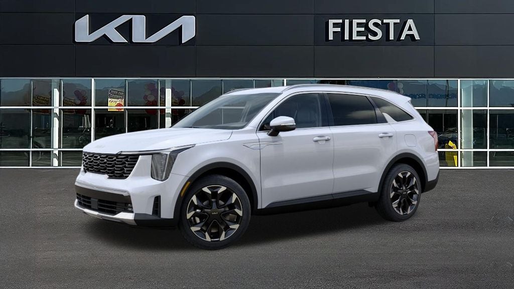 2026 Kia Sorento — rear three-quarter view