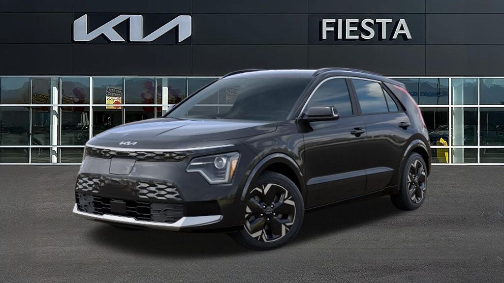 2026 Kia Niro EV Wind in Gray — front three-quarter view
